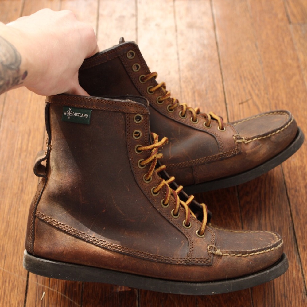 Eastland Up Country 1955 Camp Moc Leather Boots